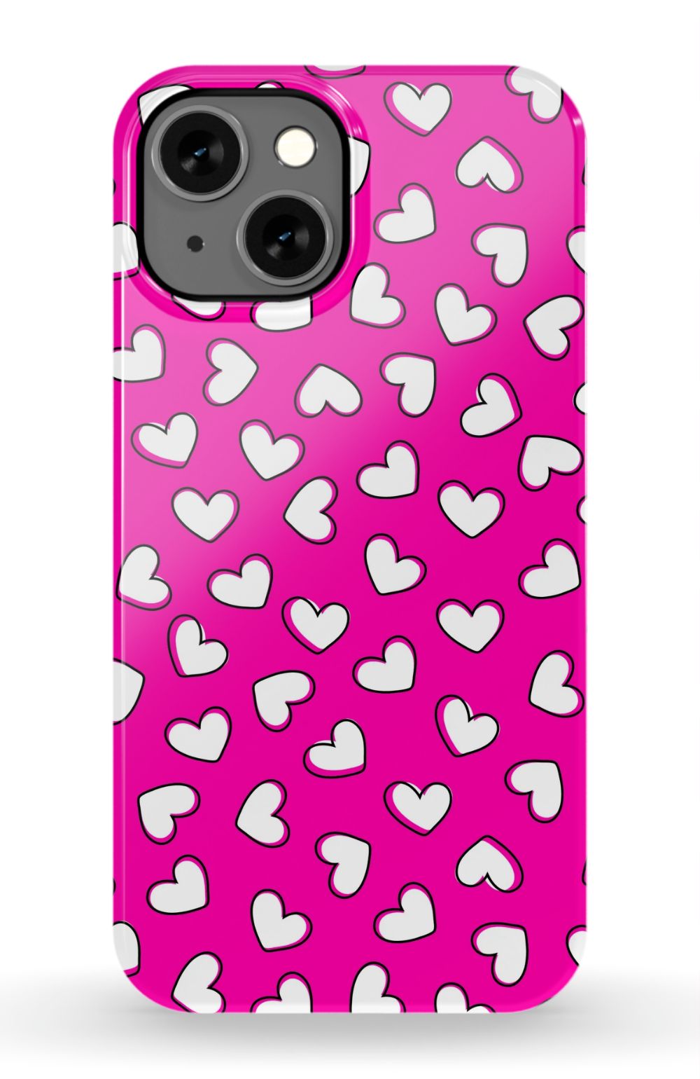 Pink Euphoria Hearts Phone Case - B7Cases