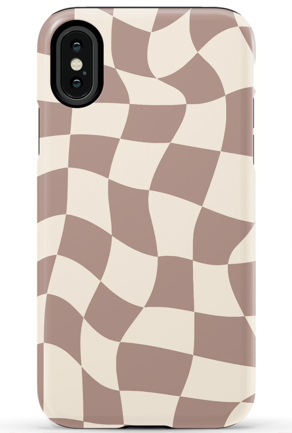 Light Brown Checkered Phone Case - B7Cases