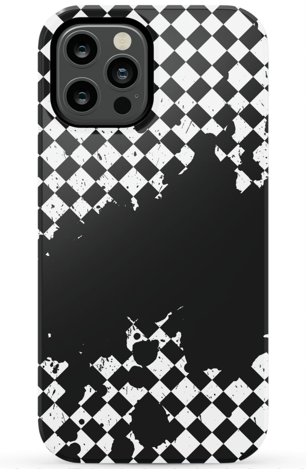 Grunge Checkered Phone Case - B7Cases