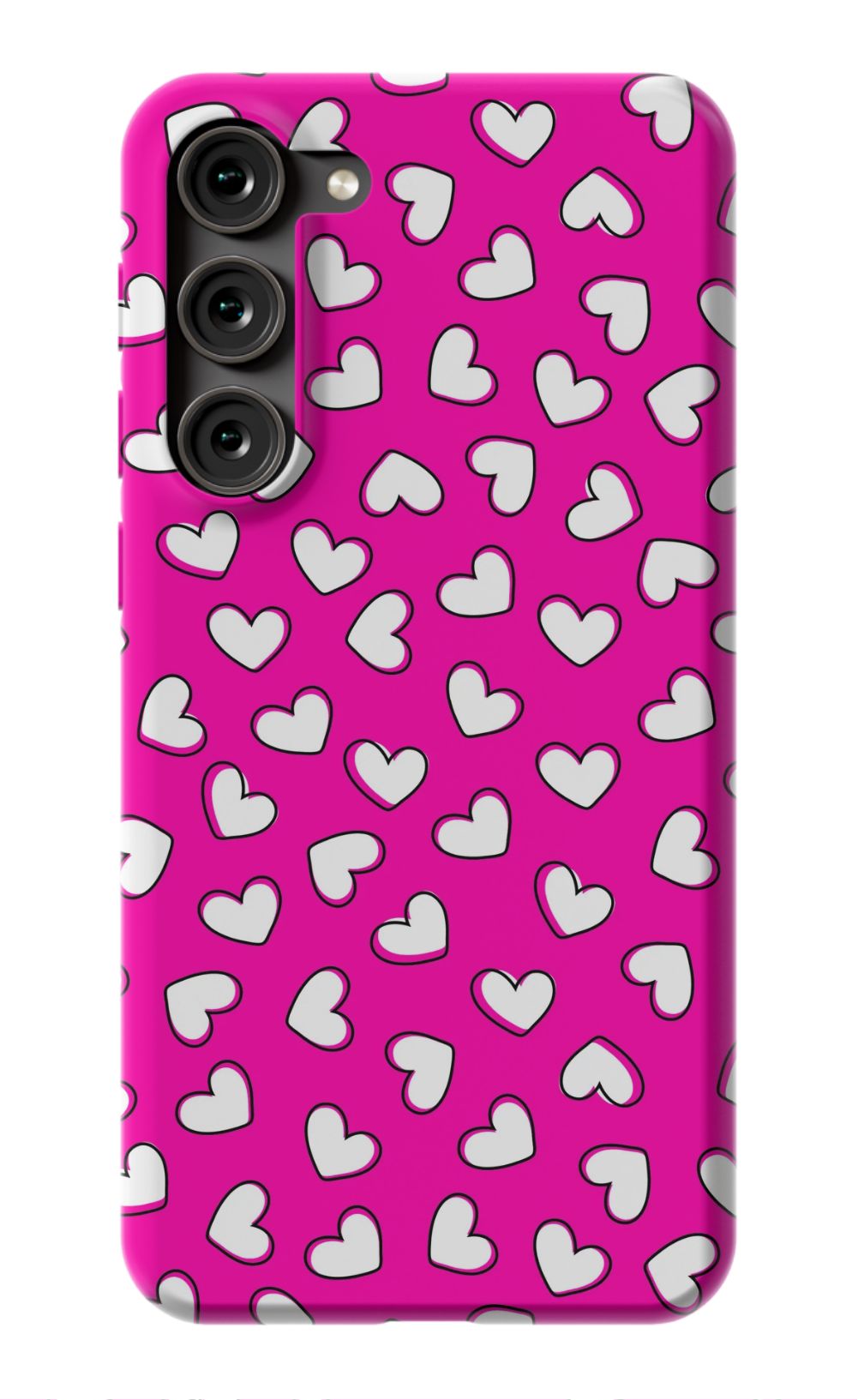 Pink Euphoria Hearts Phone Case - B7Cases