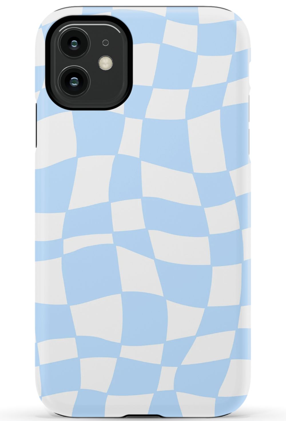Light Blue Checkered Phone Case - B7Cases