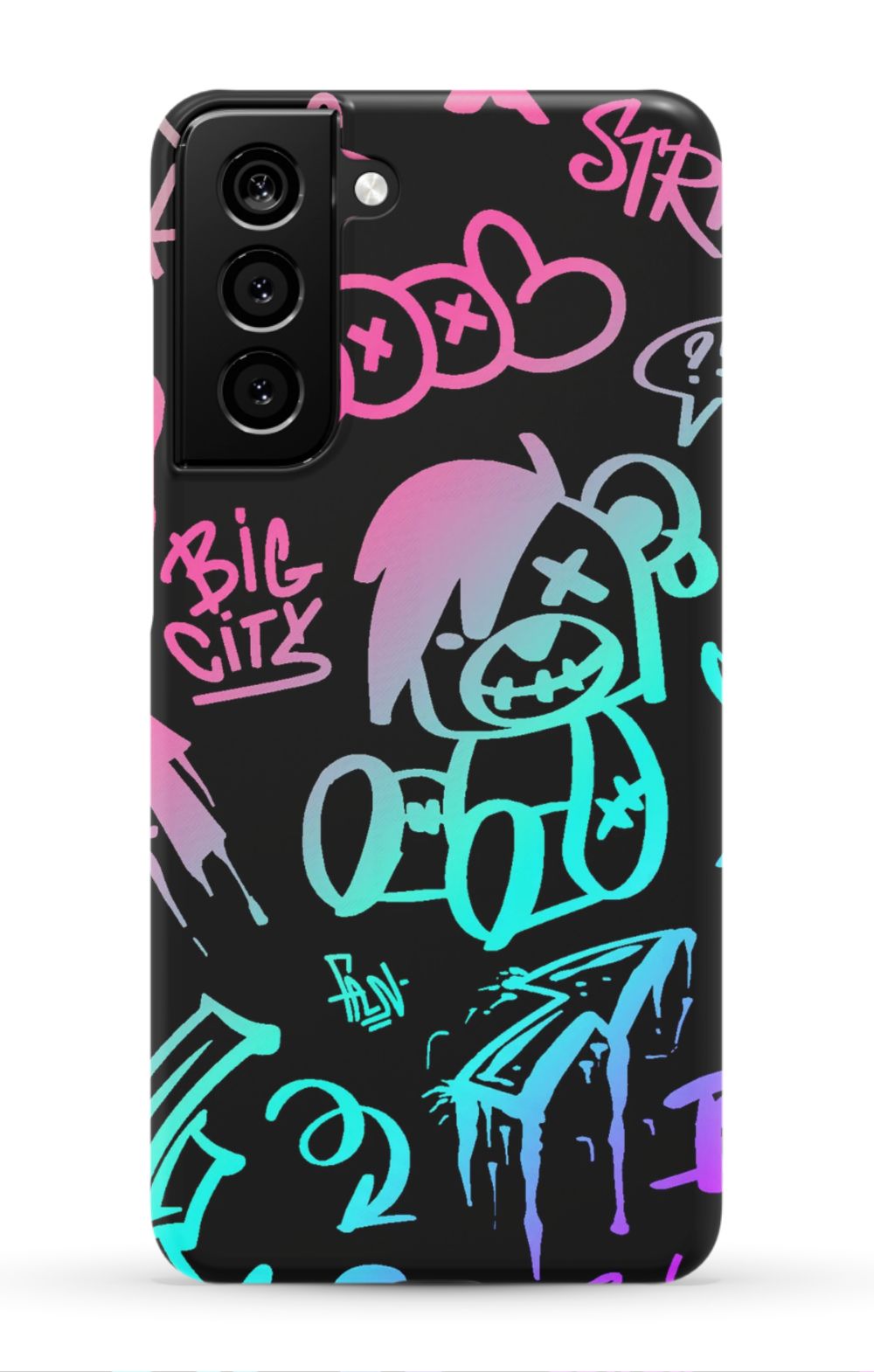 Neon Stickers Graffiti Phone Case - B7Cases