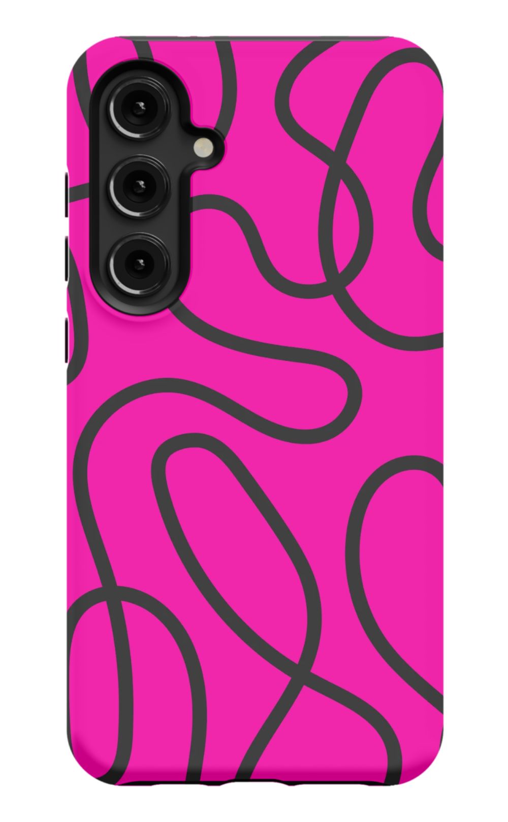 Pink Abstract Squiggles Phone Case - B7Cases