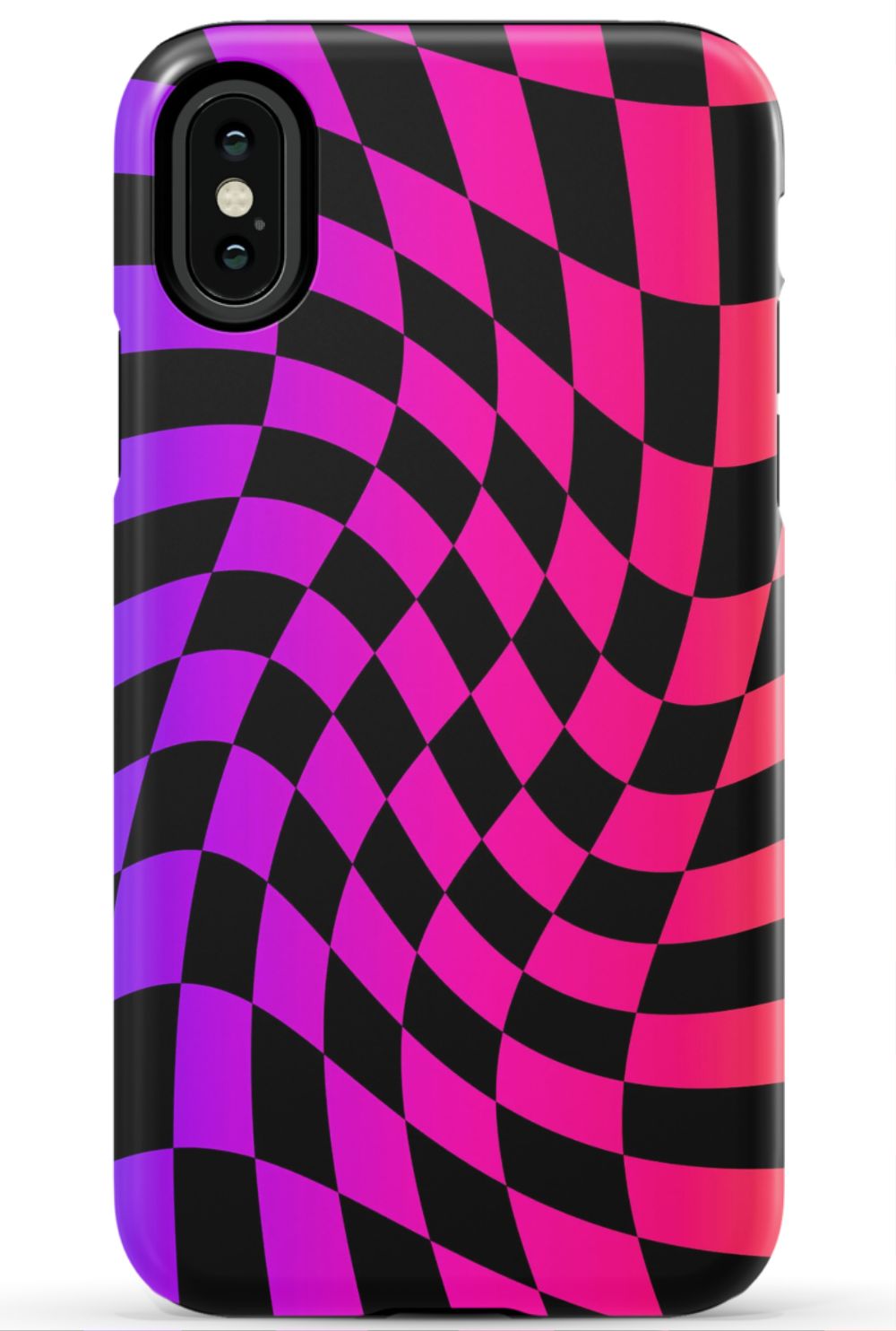 Wavy Checkers Phone Case - B7Cases