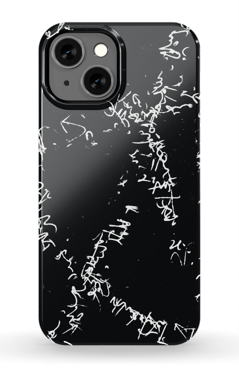 Dark Messy Graffiti Phone Case - B7Cases