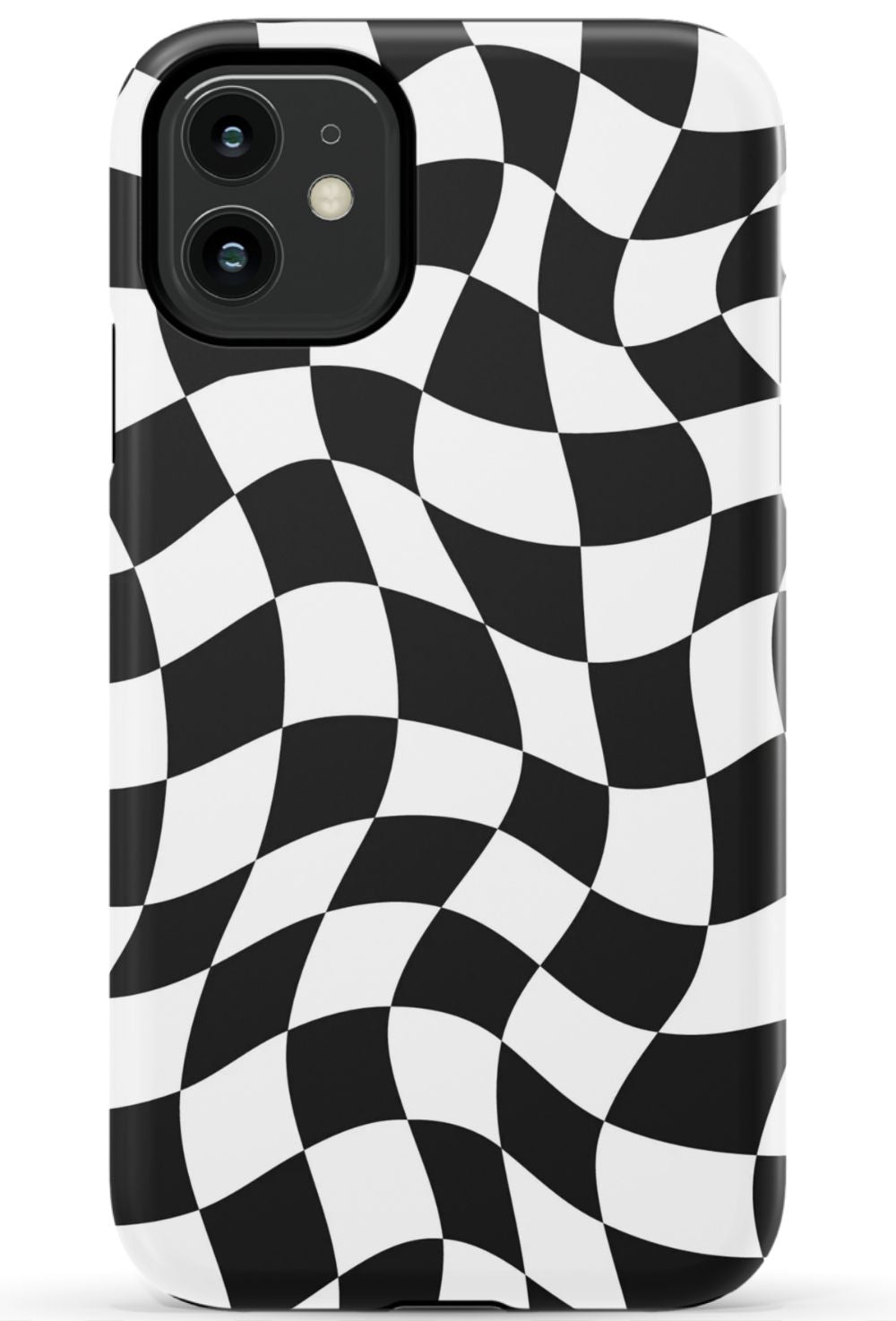 Black White Checkered Phone Case - B7Cases
