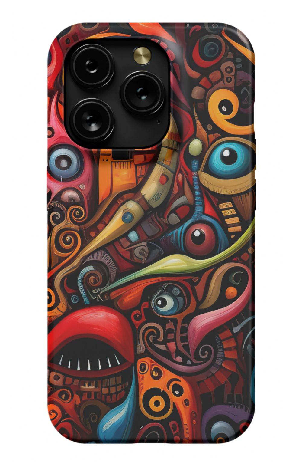 Psychedelic Eyes Graffiti Phone Case - B7Cases