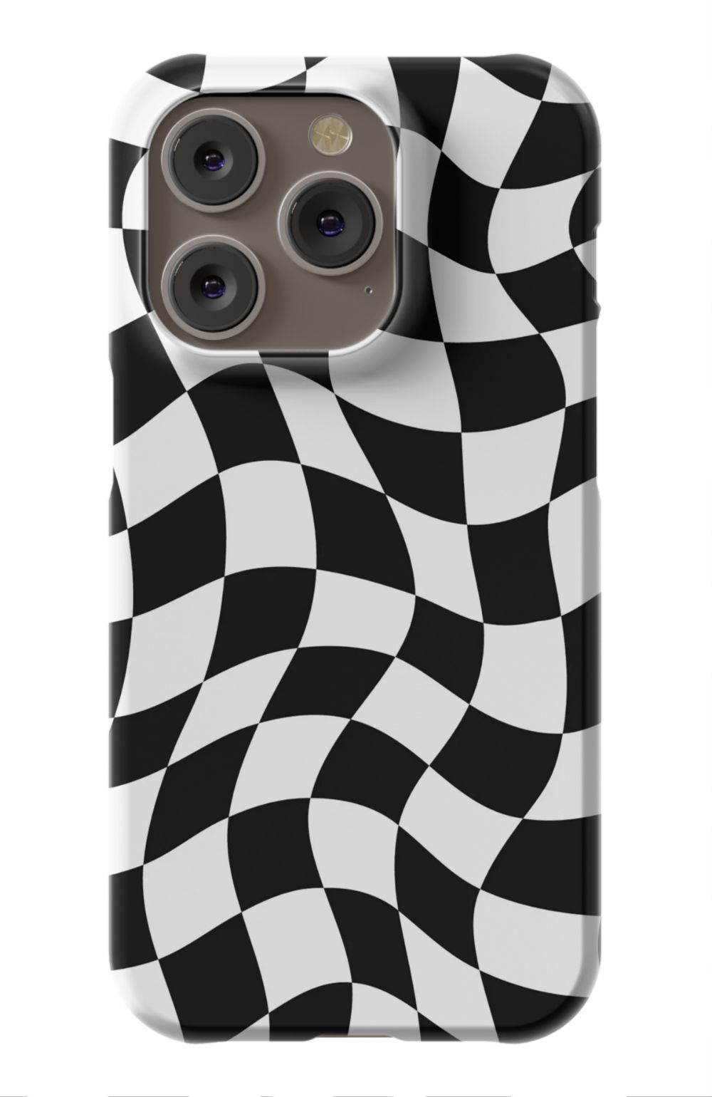 Black White Checkered Phone Case - B7Cases