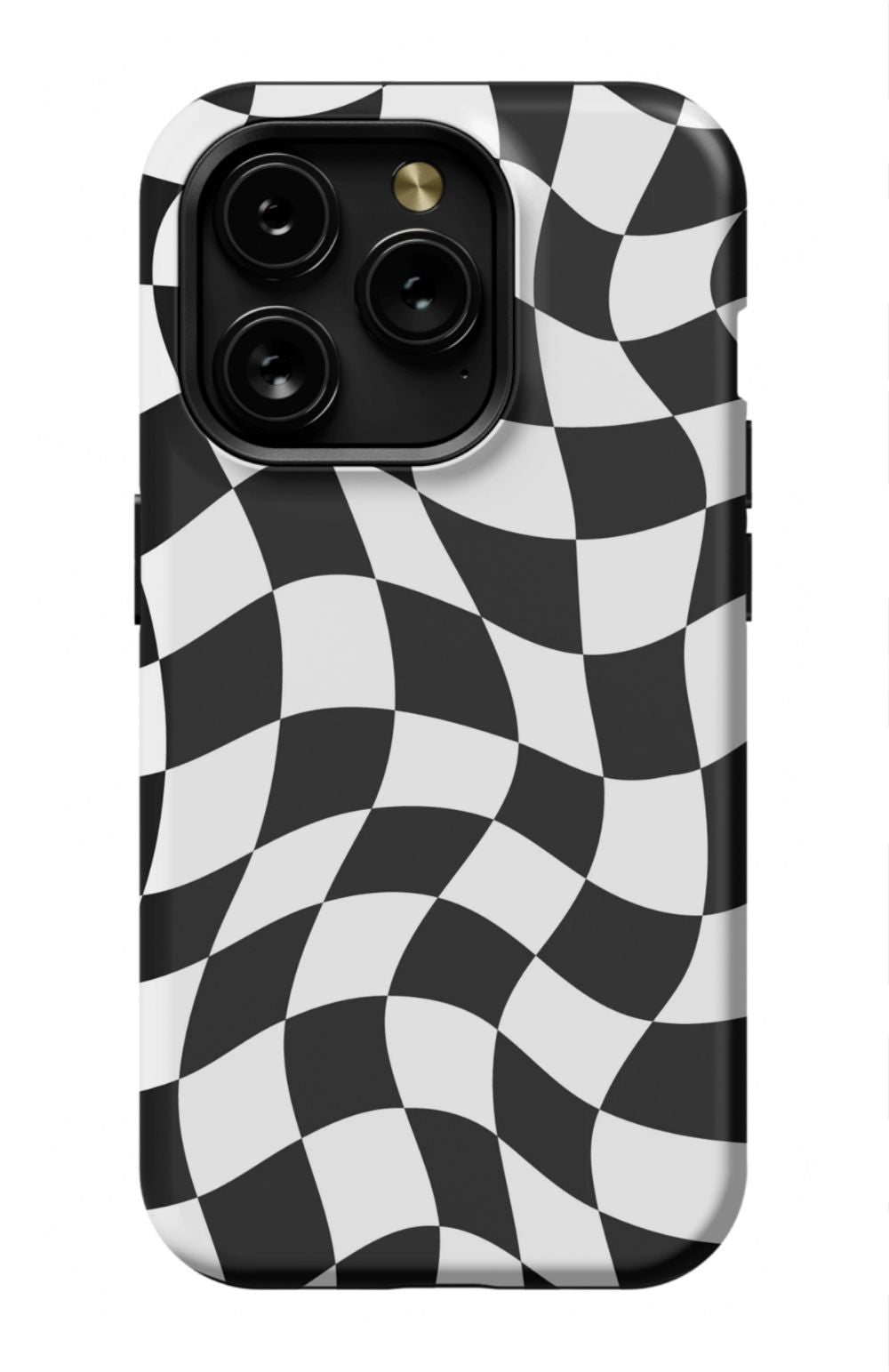 Black White Checkered Phone Case - B7Cases