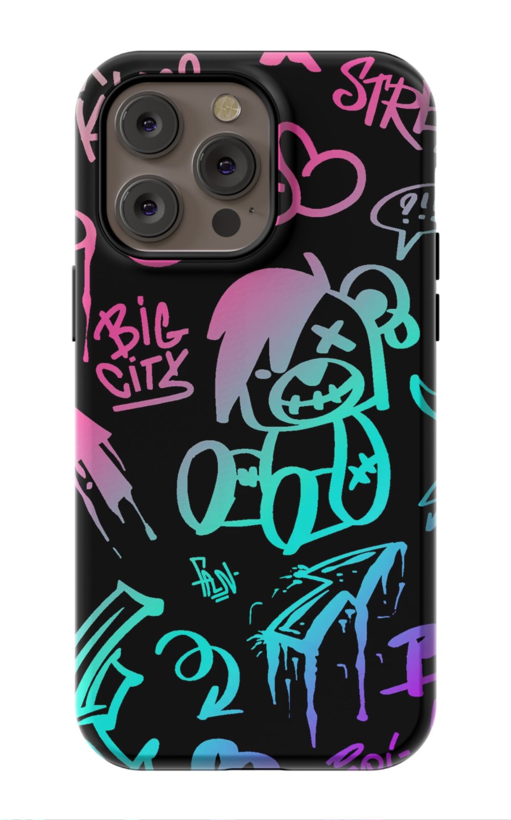 Neon Stickers Graffiti Phone Case - B7Cases