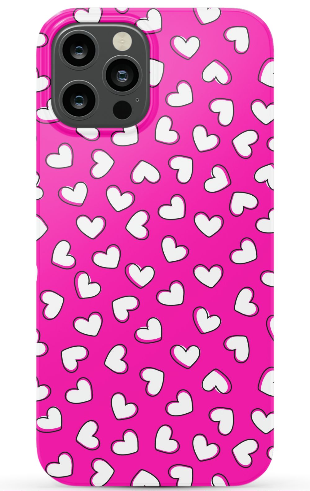 Pink Euphoria Hearts Phone Case - B7Cases