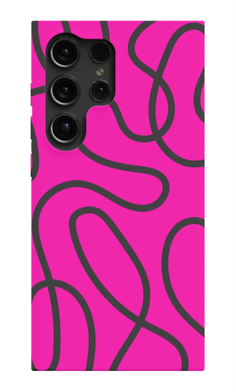 Pink Abstract Squiggles Phone Case - B7Cases