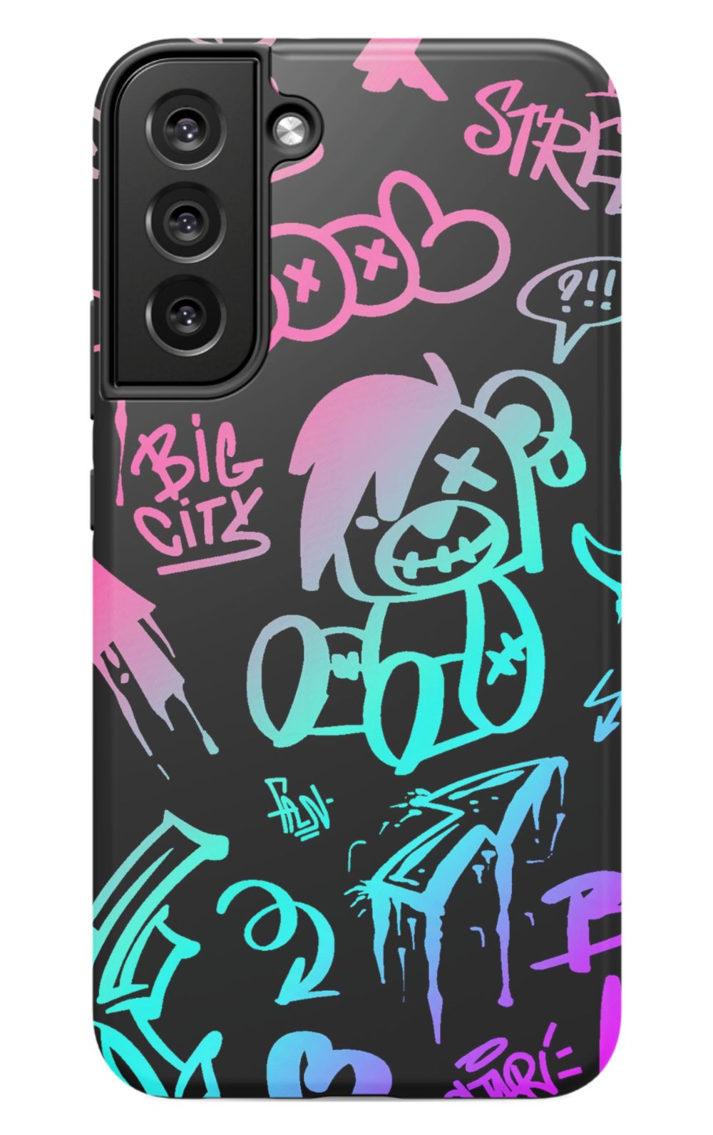 Neon Stickers Graffiti Phone Case - B7Cases
