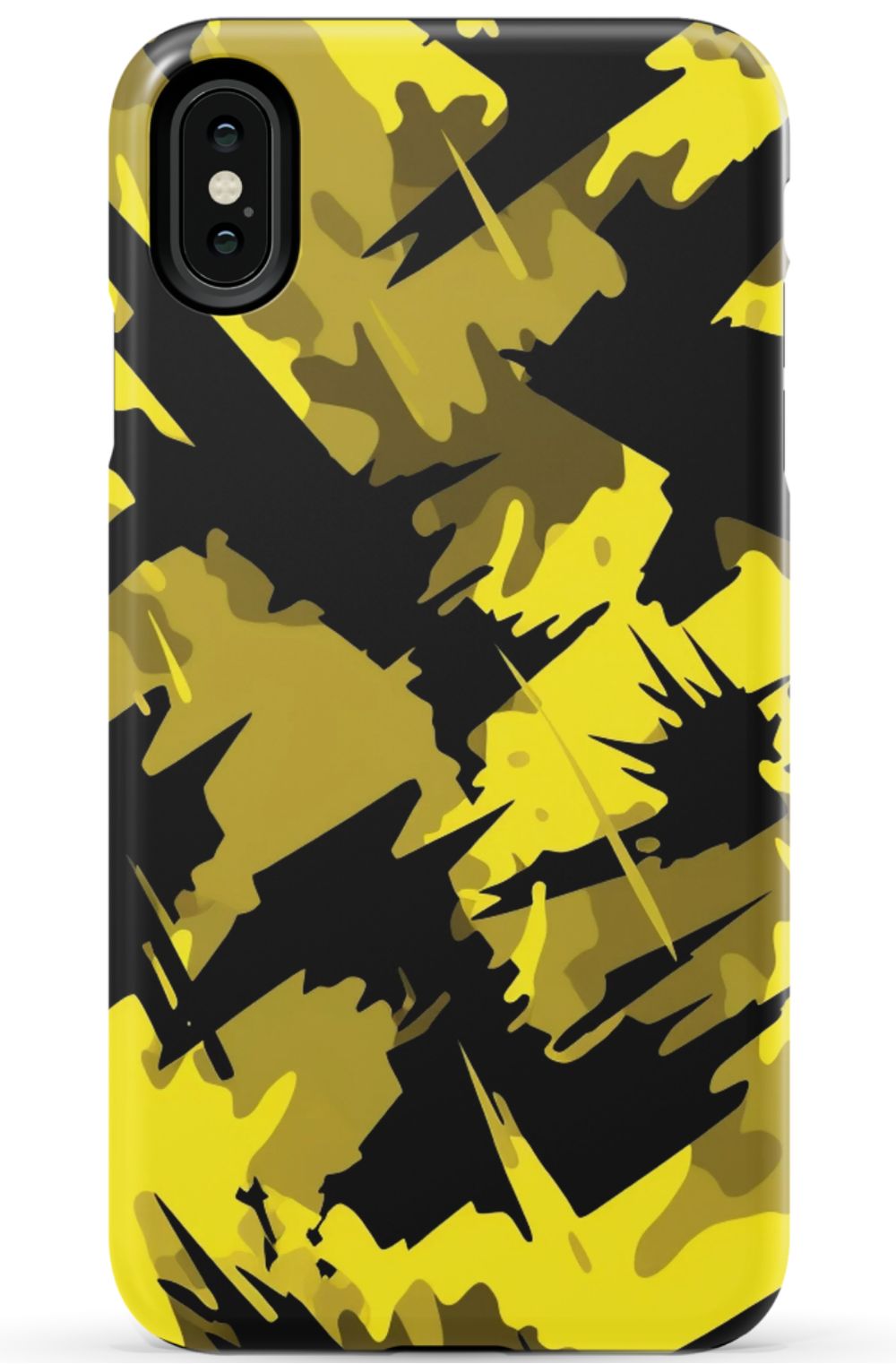 Yellow Blazing Camo Phone Case - B7Cases
