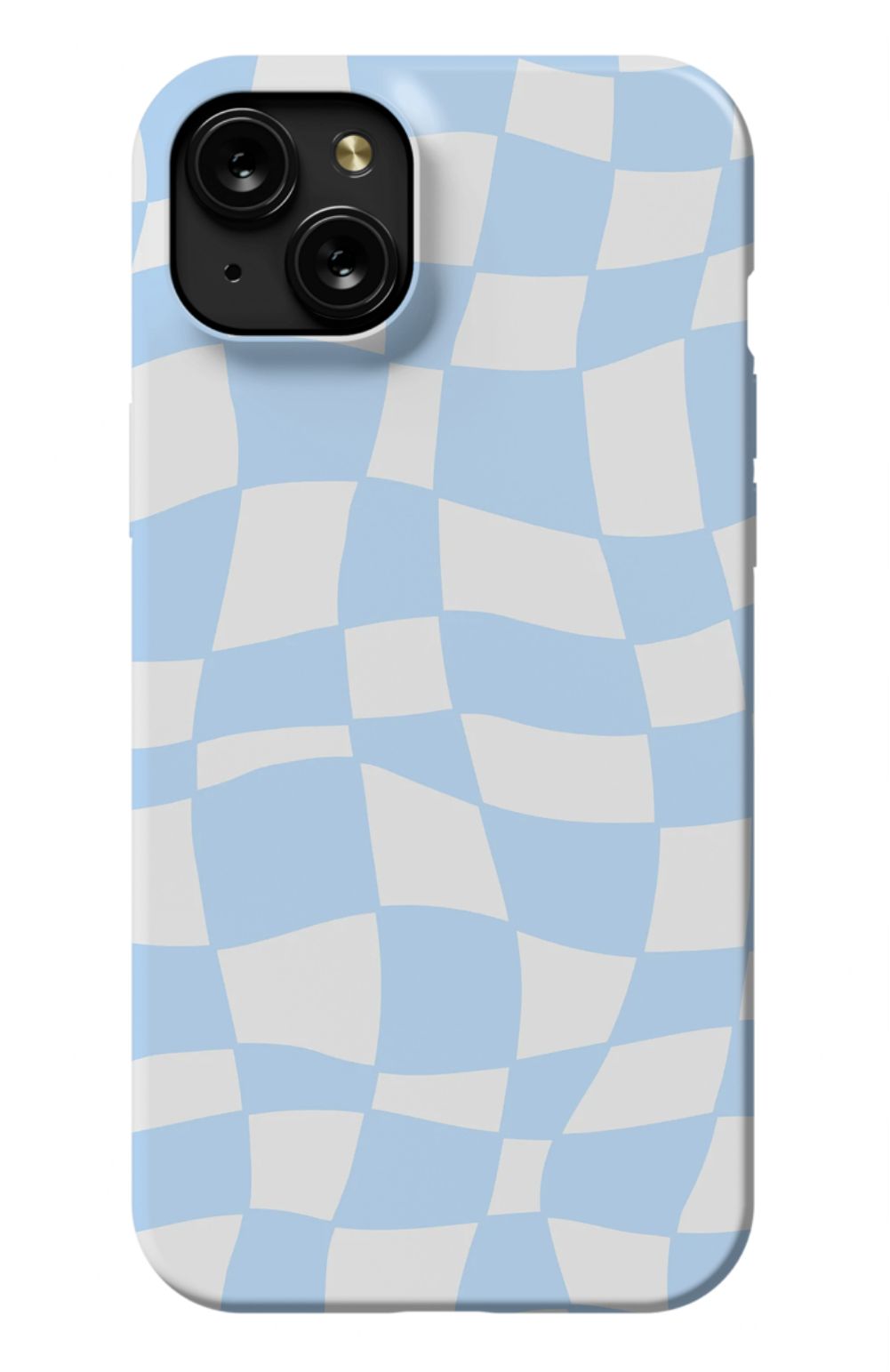 Light Blue Checkered Phone Case - B7Cases