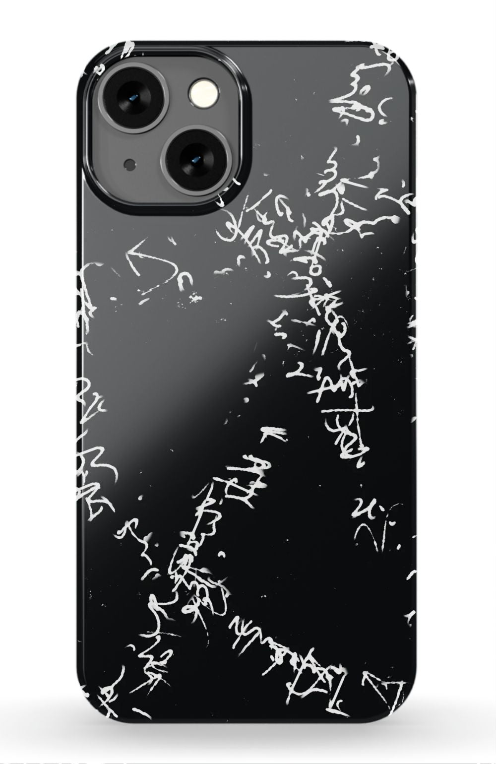Dark Messy Graffiti Phone Case - B7Cases