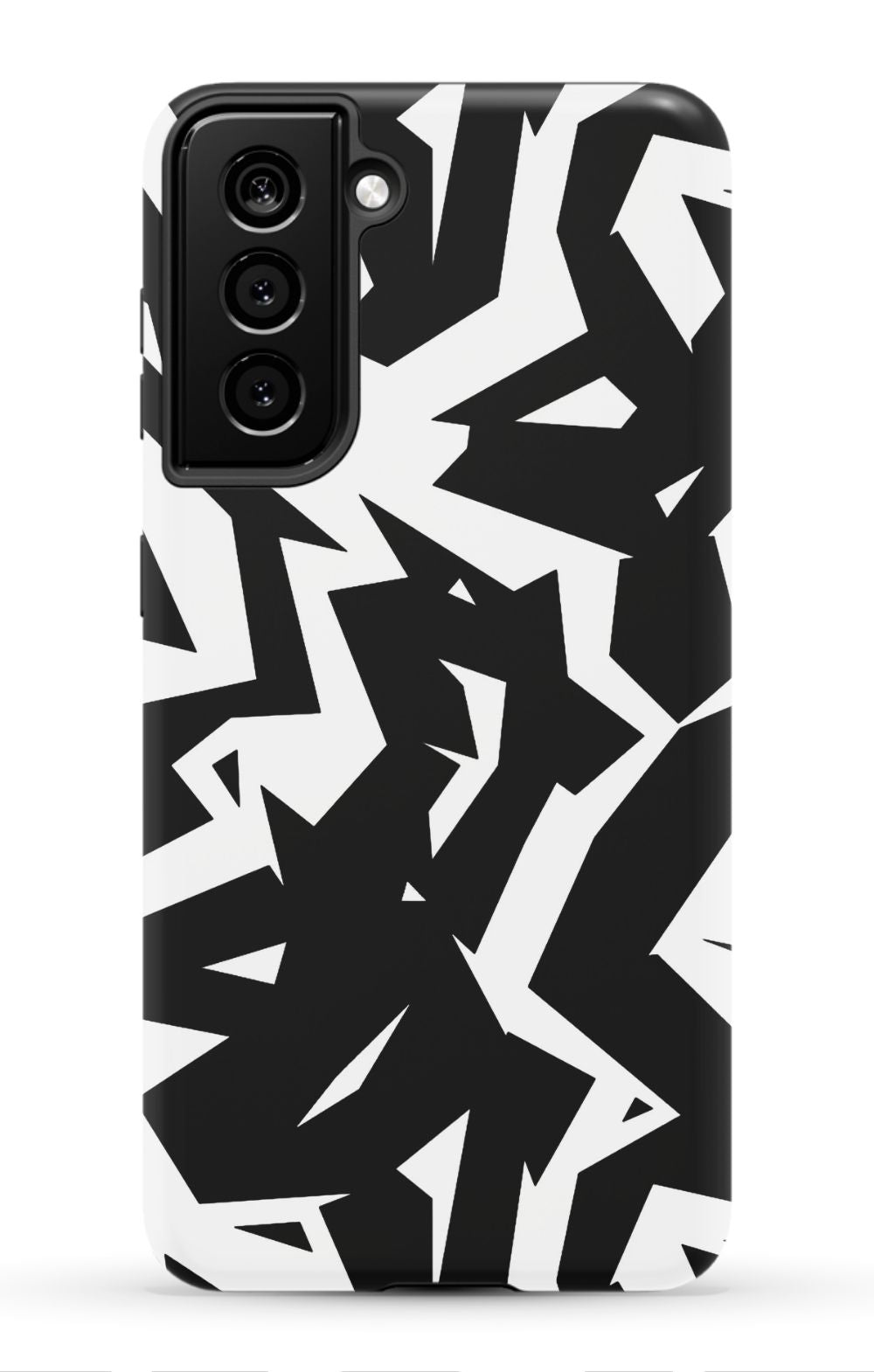 Black White Fragments Phone Case - B7Cases