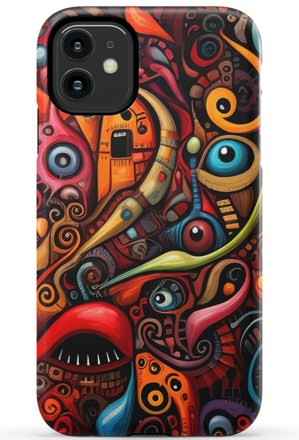 Psychedelic Eyes Graffiti Phone Case - B7Cases