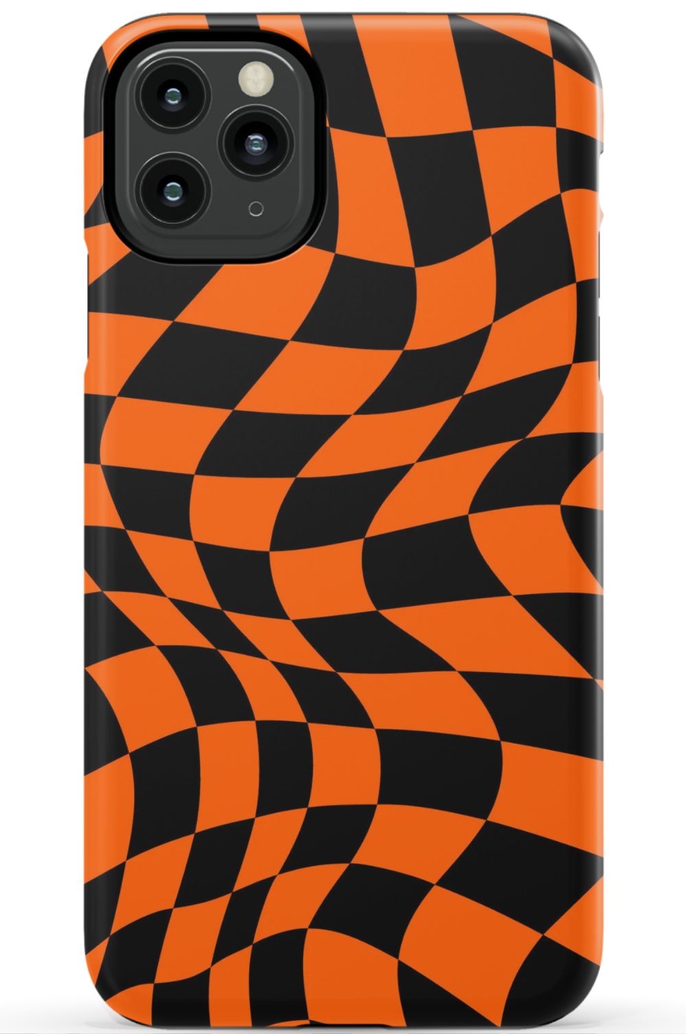 Orange Black Checkered Phone Case - B7Cases