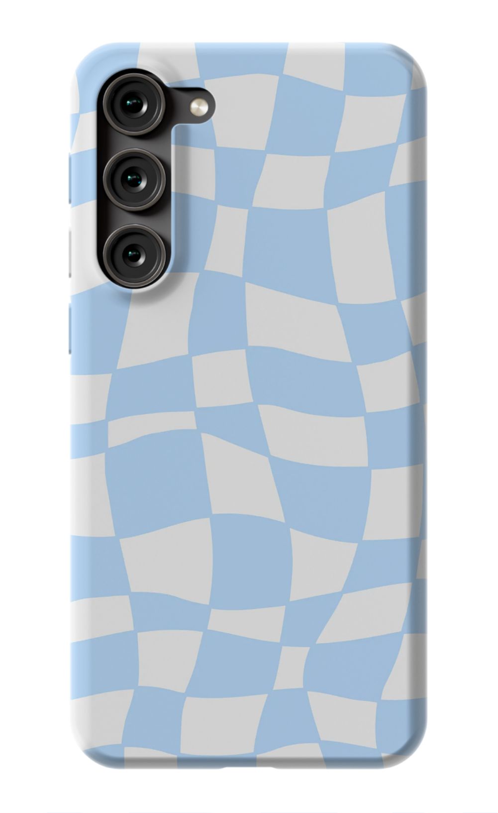 Light Blue Checkered Phone Case - B7Cases