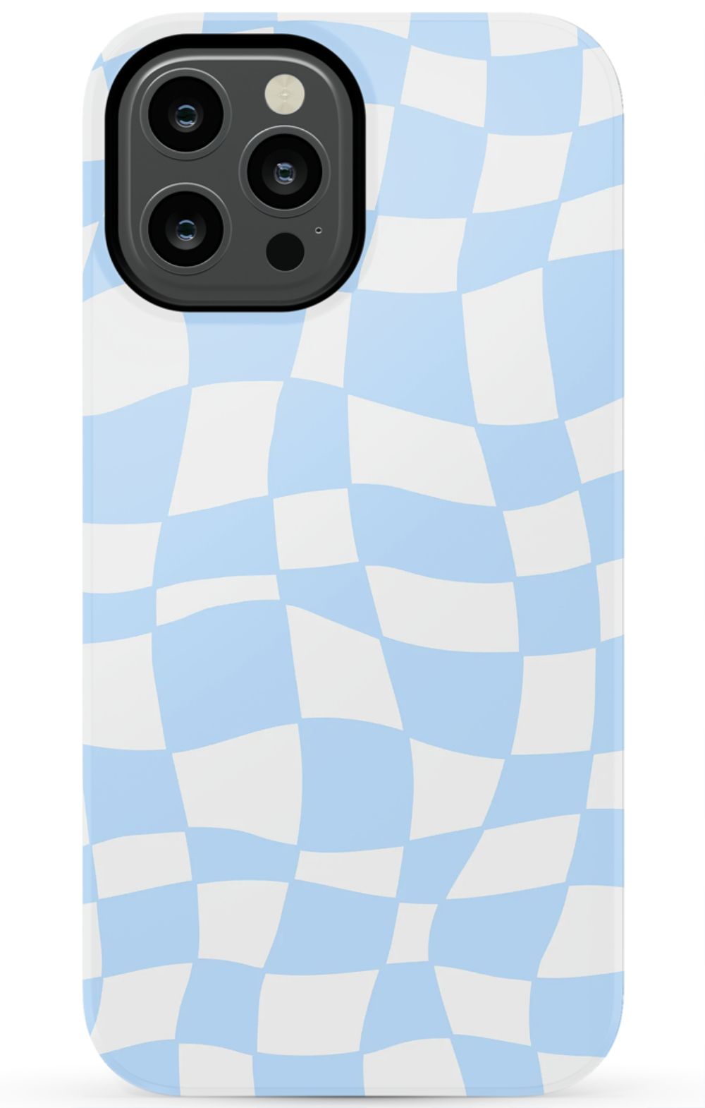 Light Blue Checkered Phone Case - B7Cases