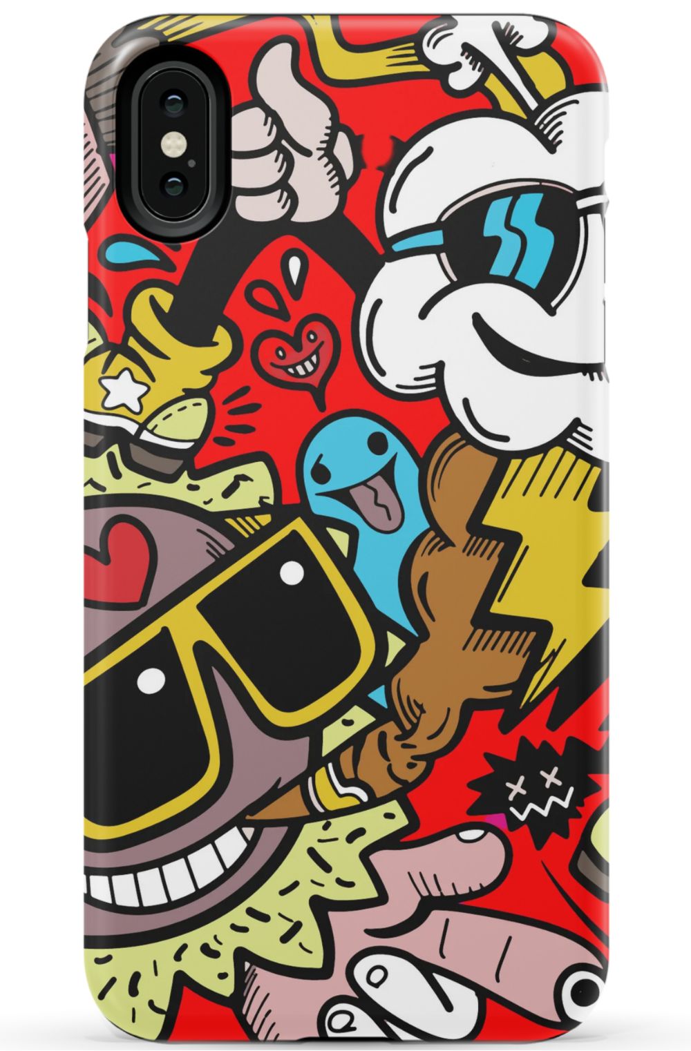 Street Bombing Graffiti Phone Case - B7Cases