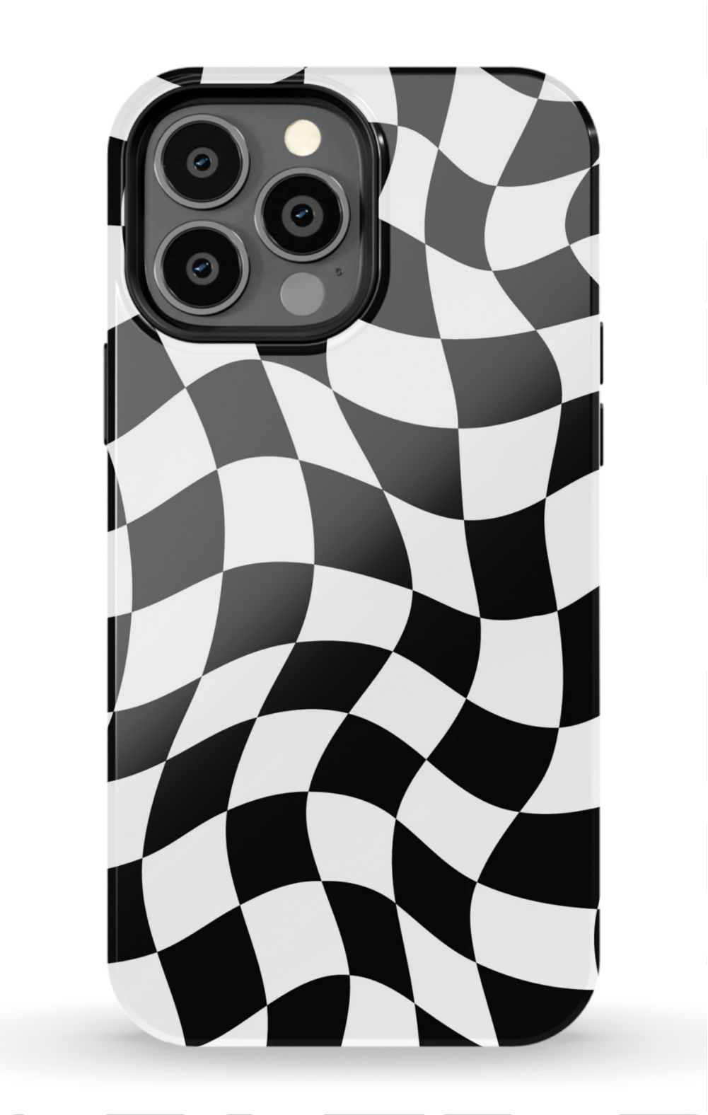 Black White Checkered Phone Case - B7Cases