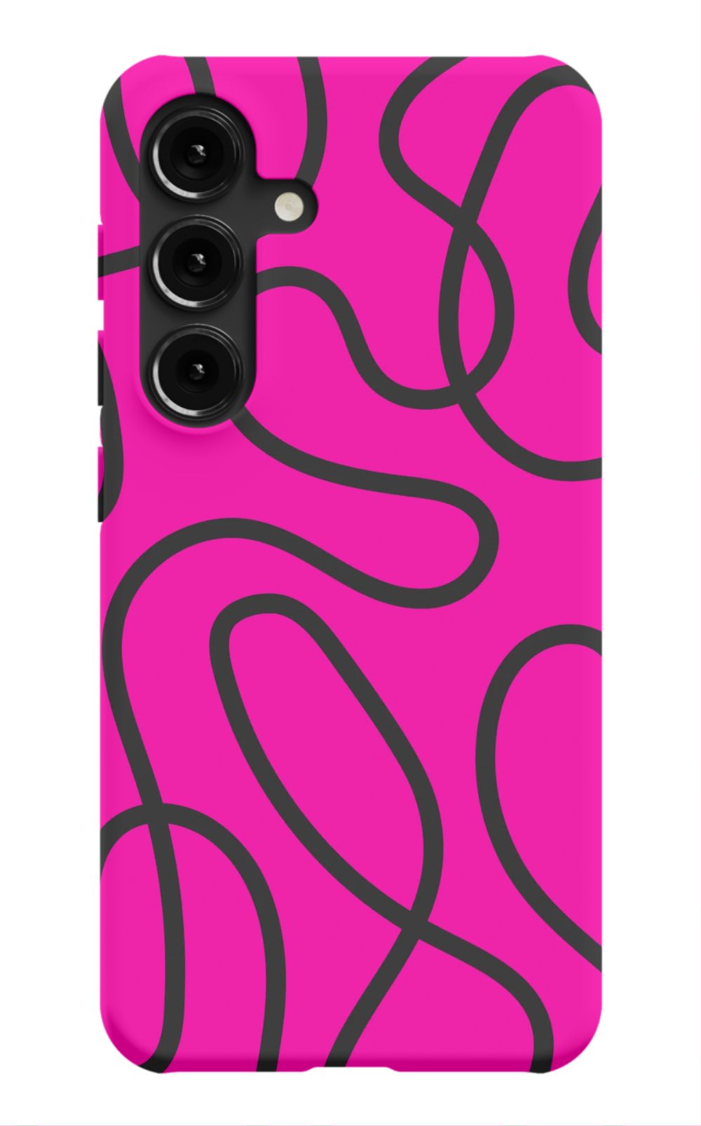 Pink Abstract Squiggles Phone Case - B7Cases