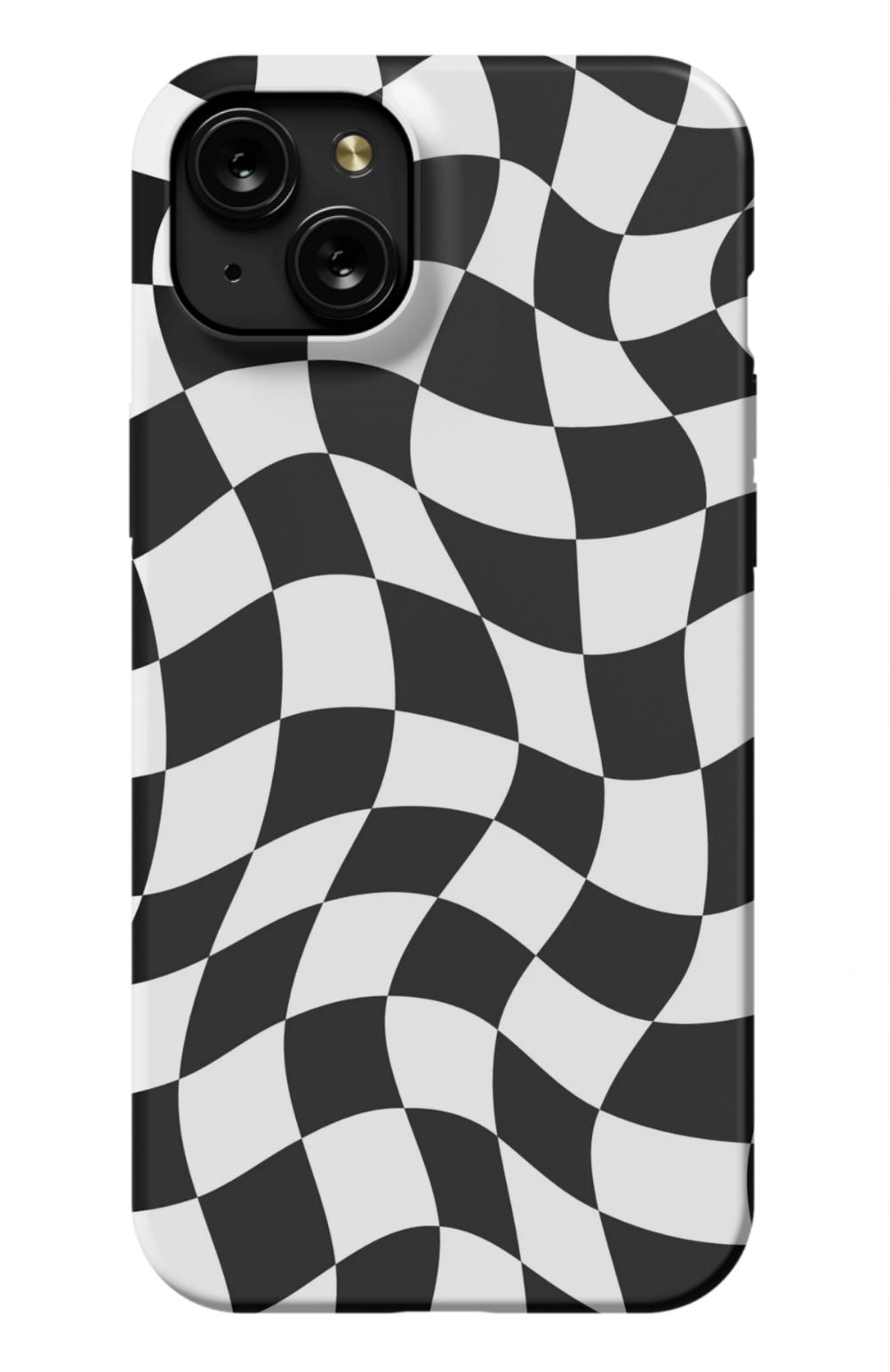 Black White Checkered Phone Case - B7Cases