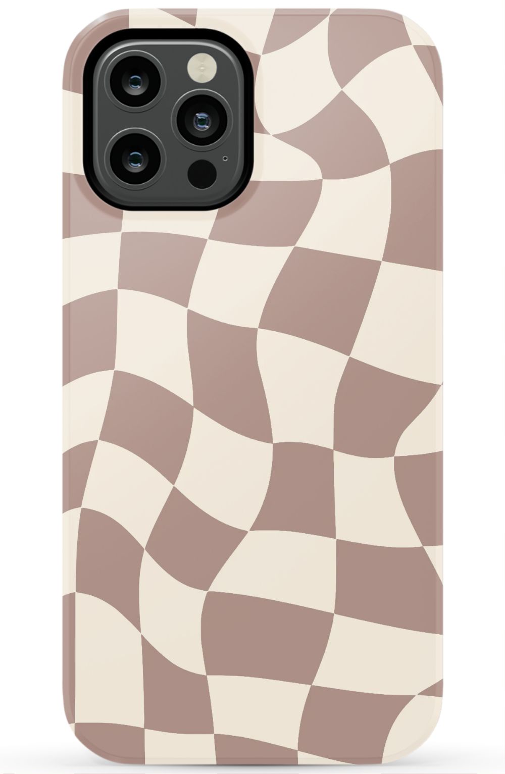 Light Brown Checkered Phone Case - B7Cases