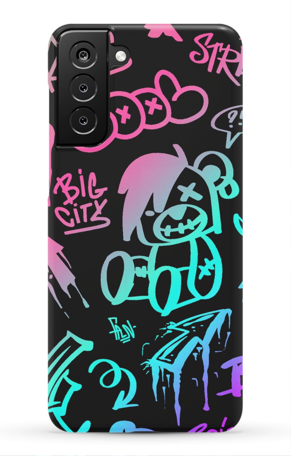 Neon Stickers Graffiti Phone Case - B7Cases