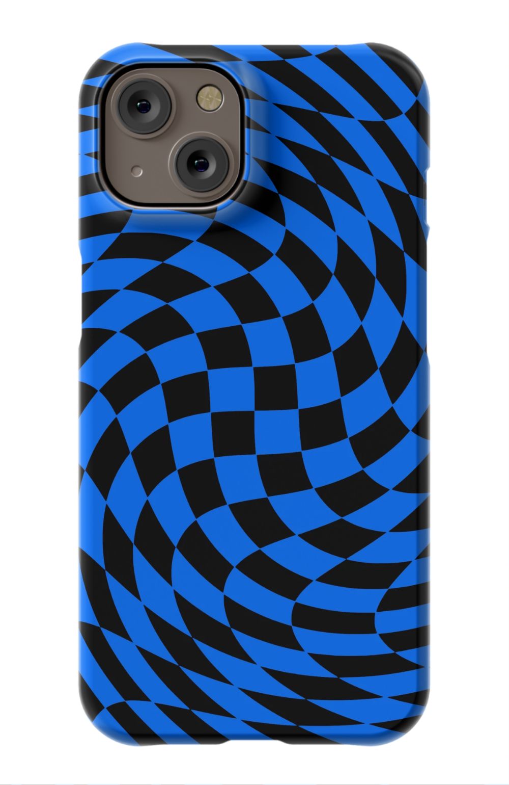 Twisted Blue Checkered Phone Case - B7Cases
