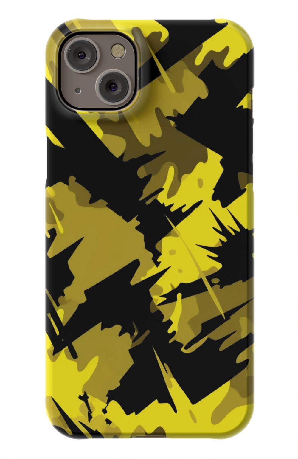 Yellow Blazing Camo Phone Case - B7Cases