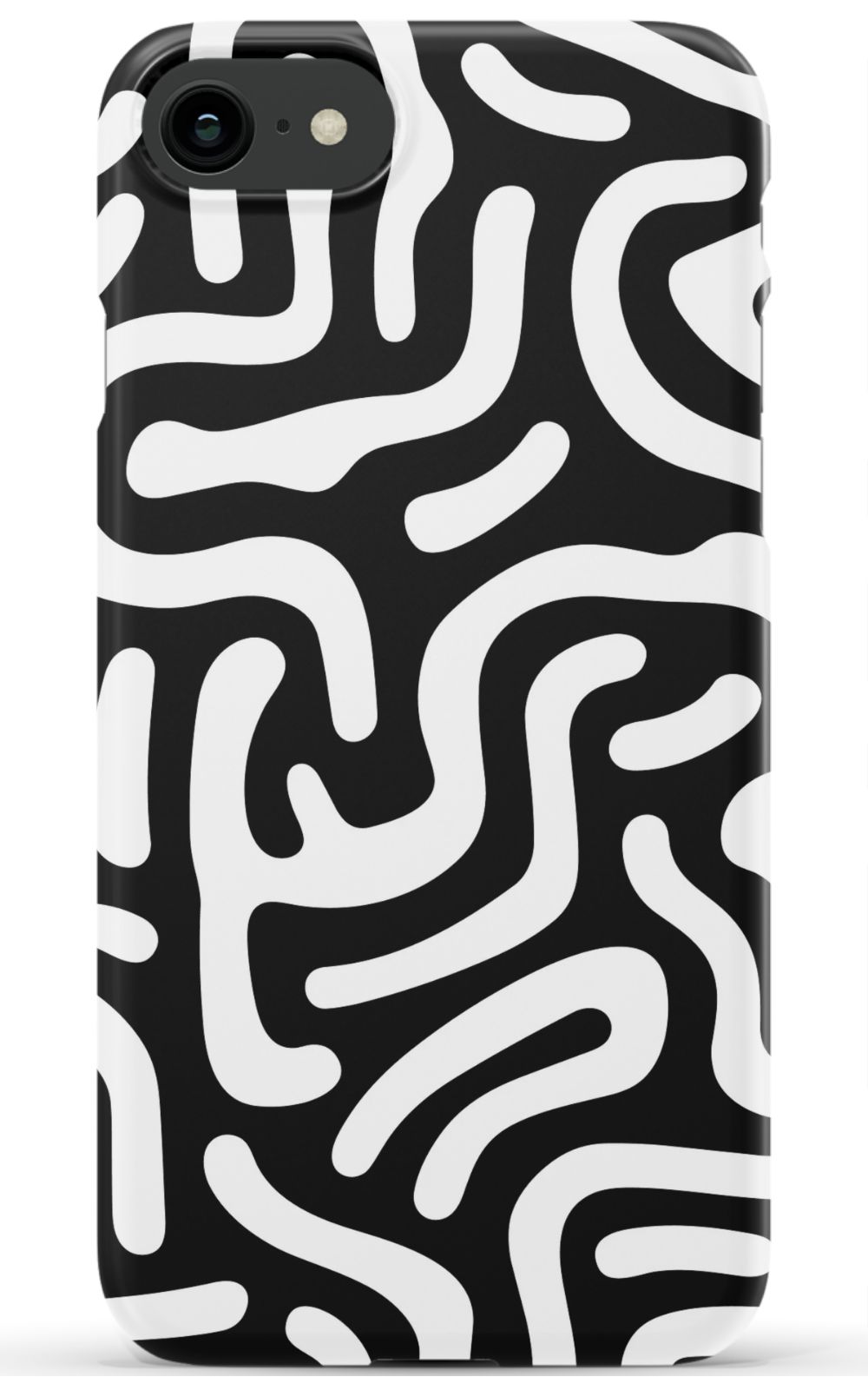 Monochrome Strokes Phone Case - B7Cases