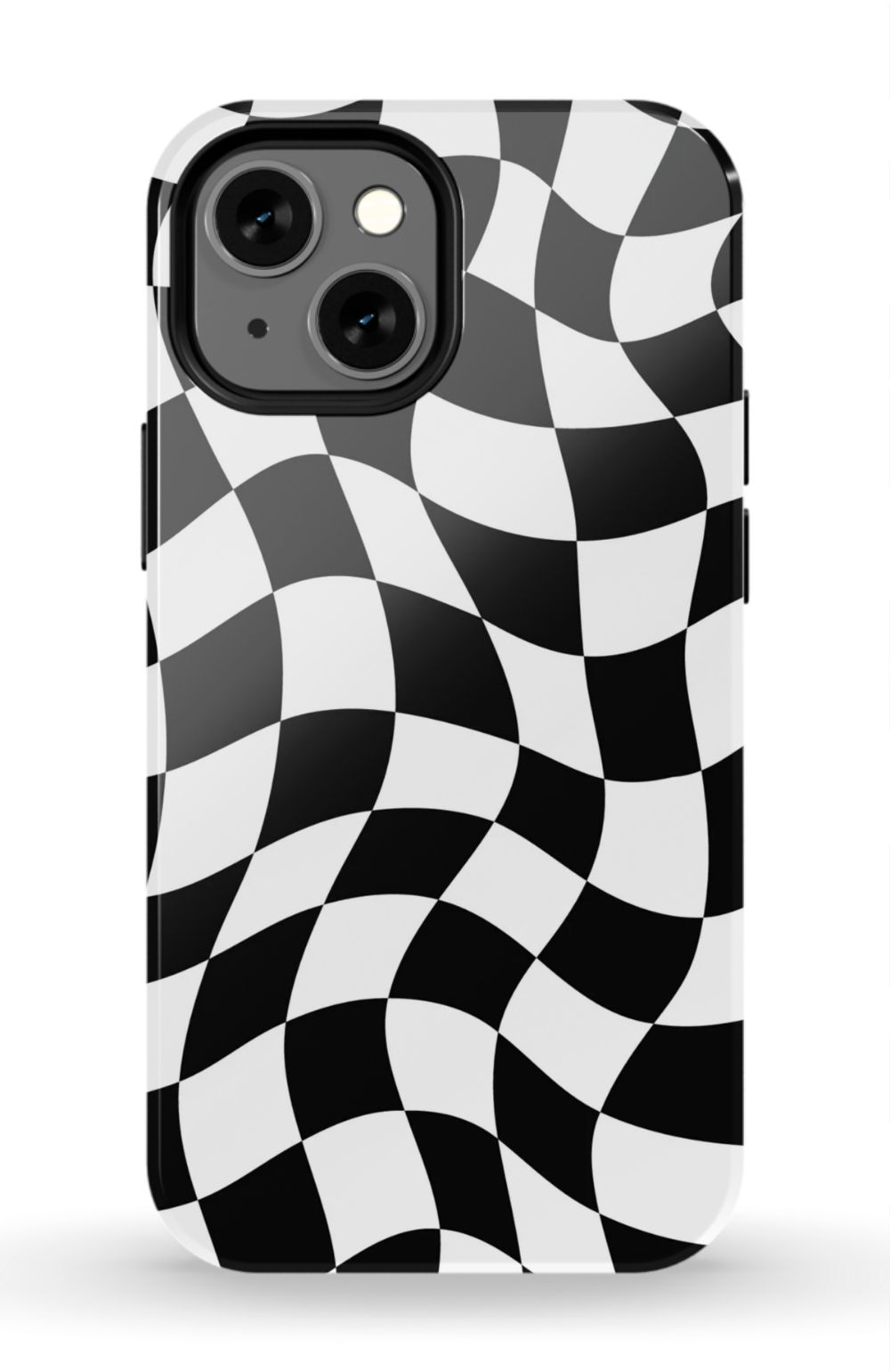 Black White Checkered Phone Case - B7Cases