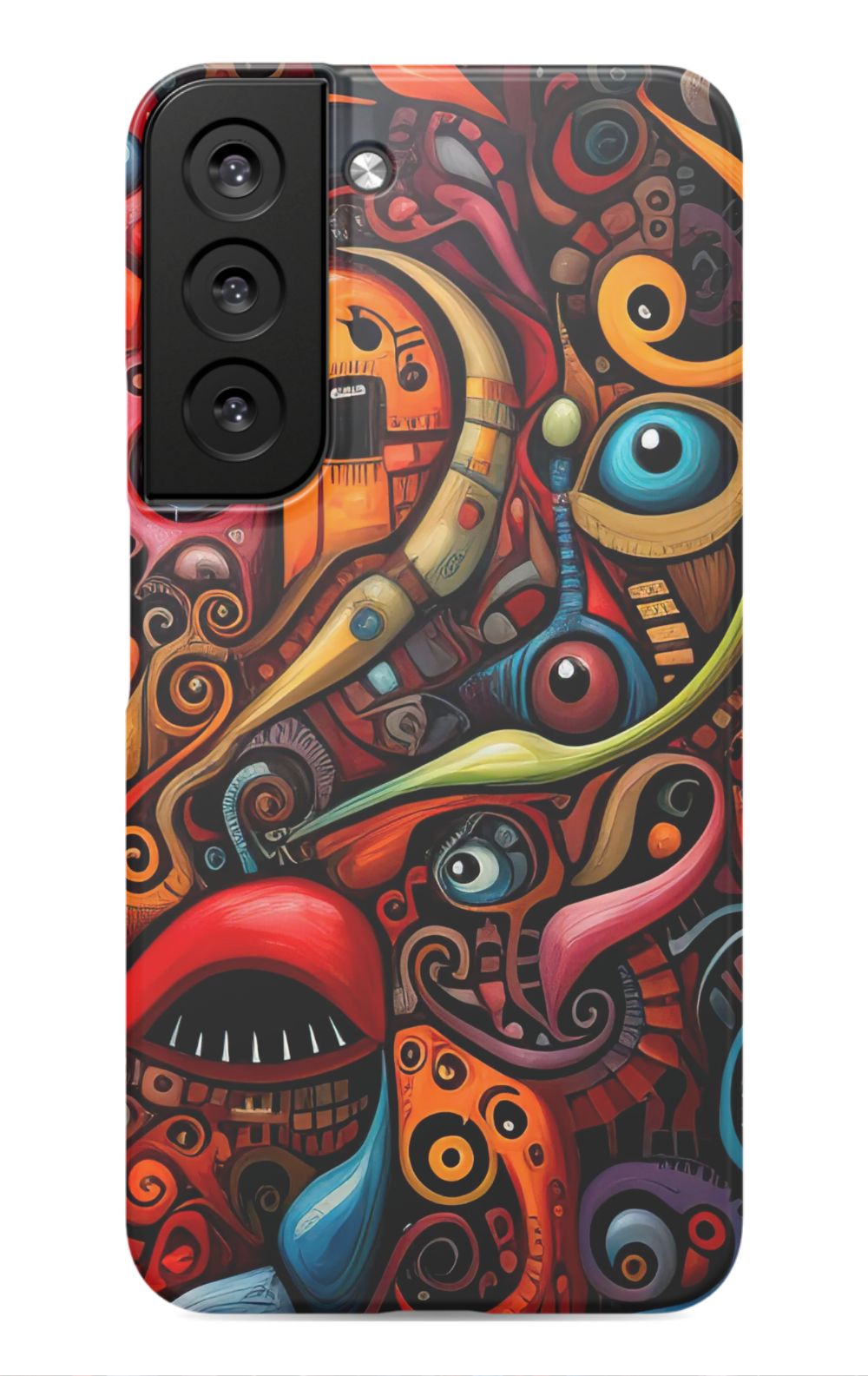 Psychedelic Eyes Graffiti Phone Case - B7Cases