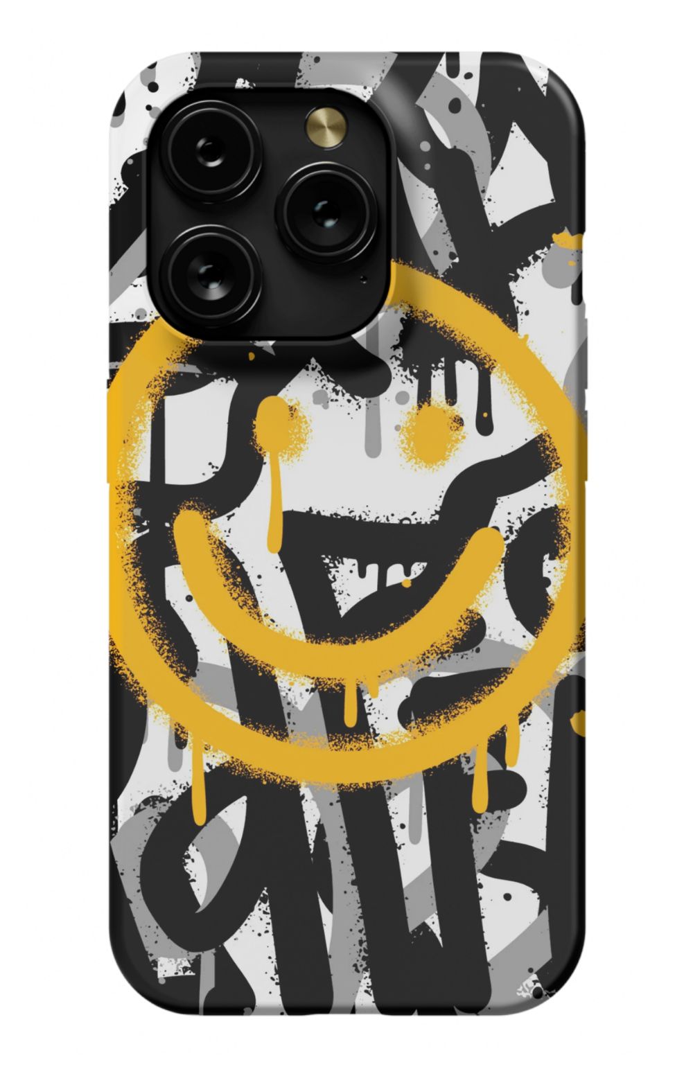 Sprayed Smiley Graffiti Phone Case - B7Cases