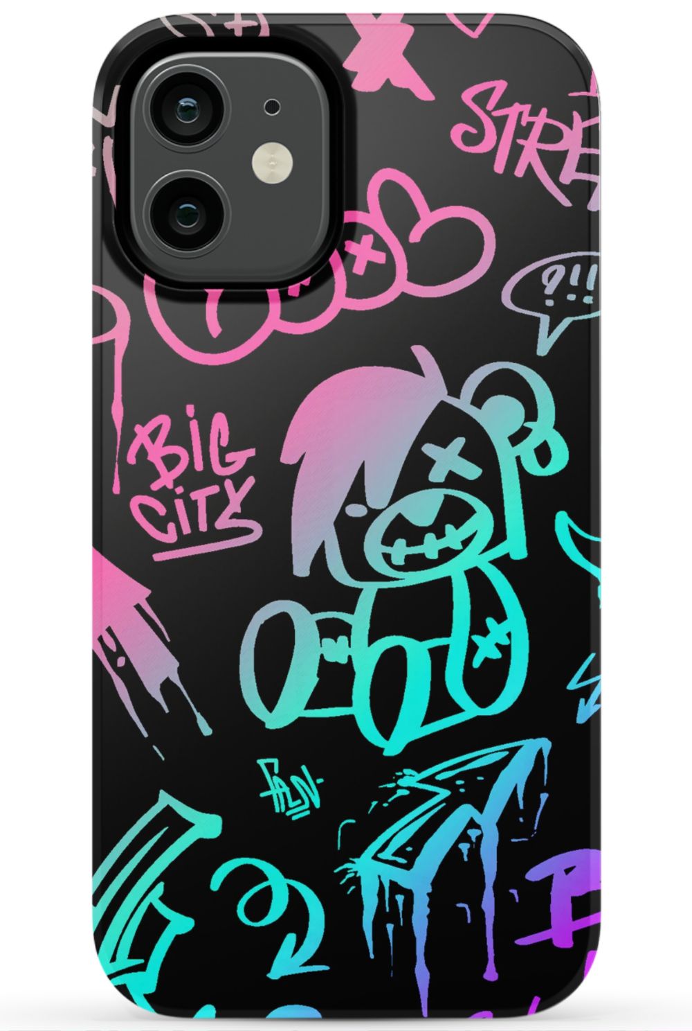 Neon Stickers Graffiti Phone Case - B7Cases