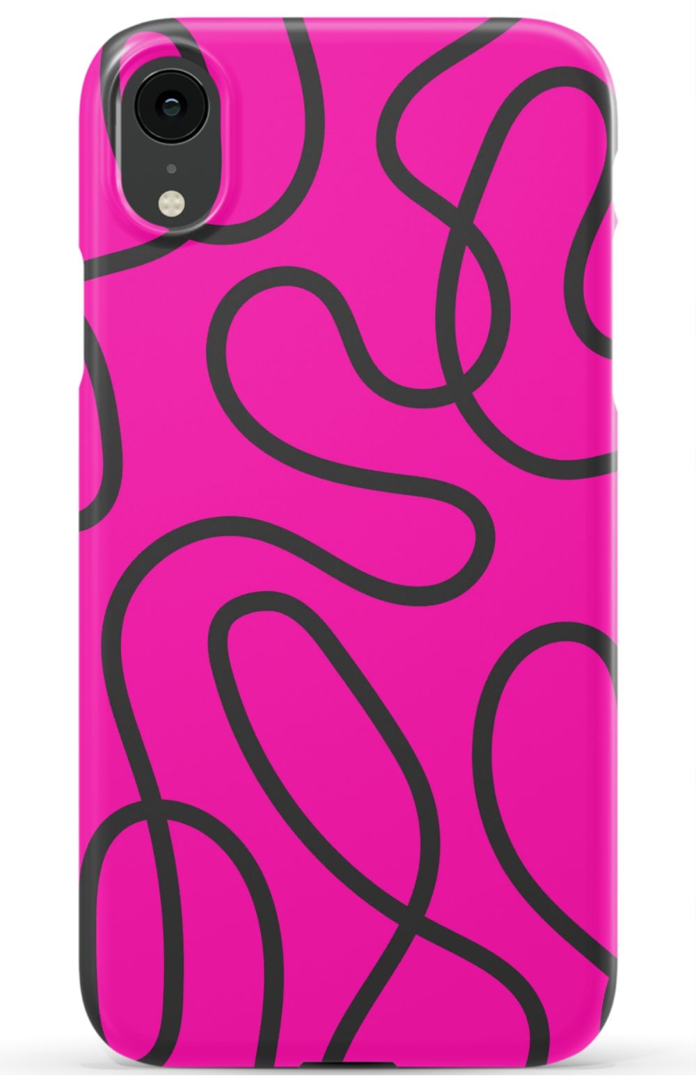 Pink Abstract Squiggles Phone Case - B7Cases