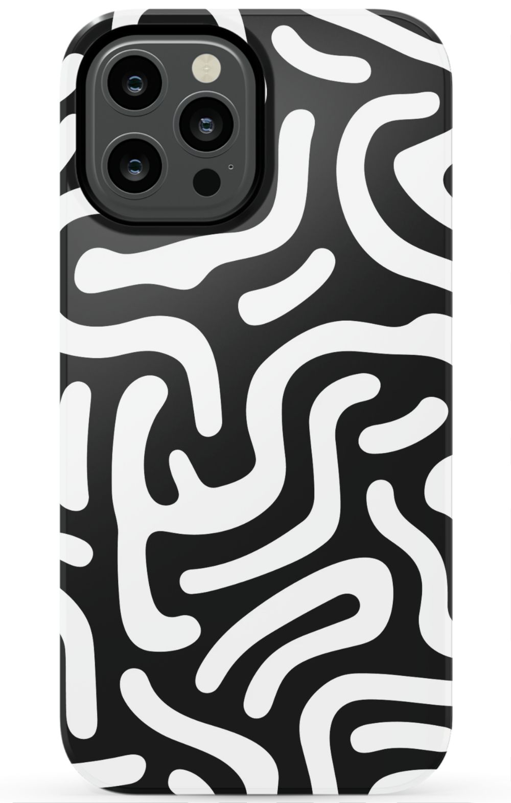 Monochrome Strokes Phone Case - B7Cases