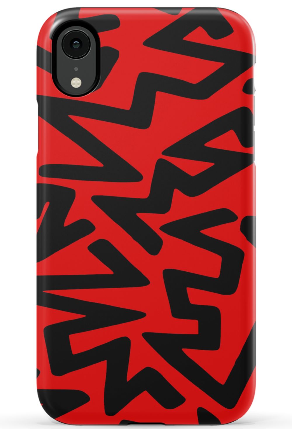 Red Abstract Shapes Phone Case - B7Cases