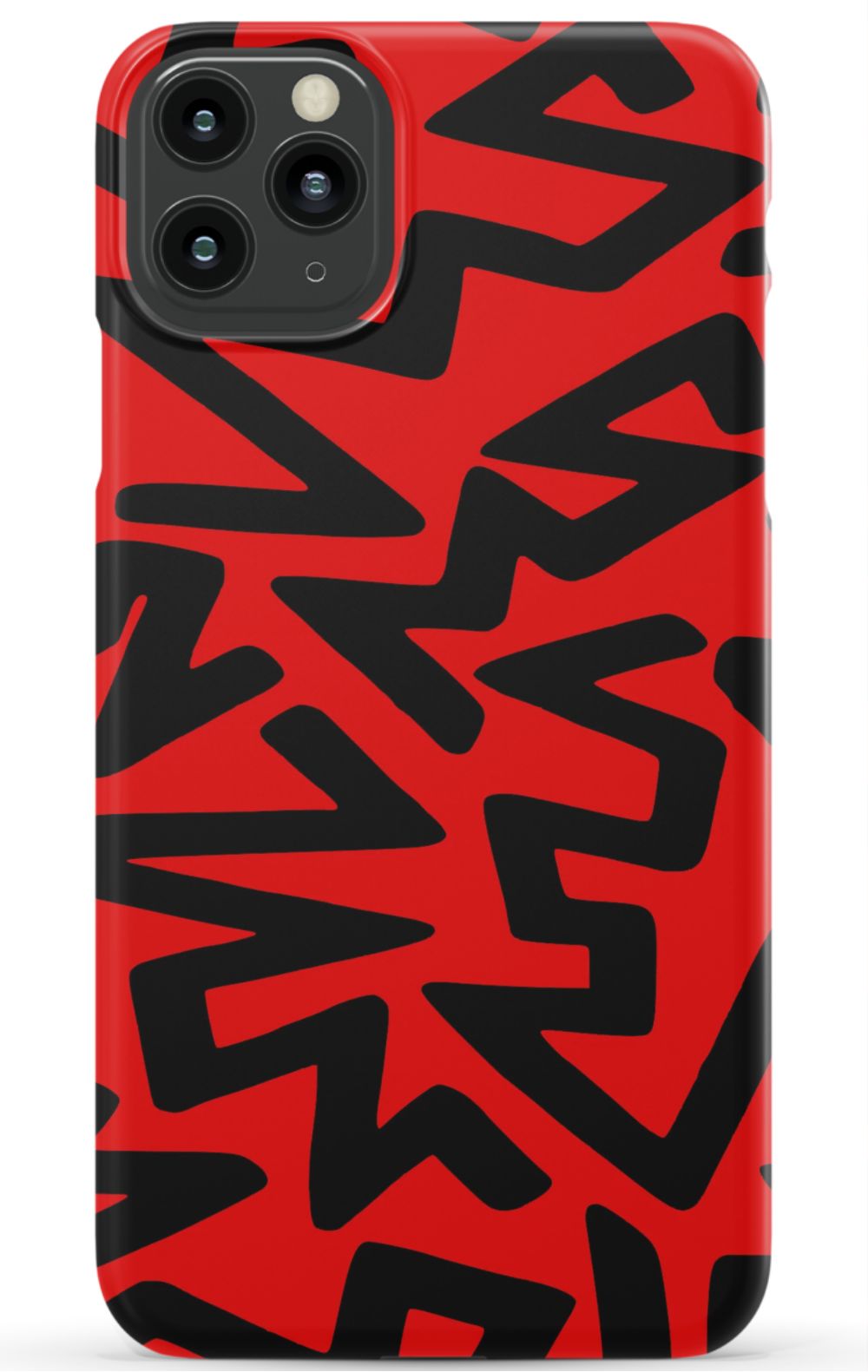 Red Abstract Shapes Phone Case - B7Cases