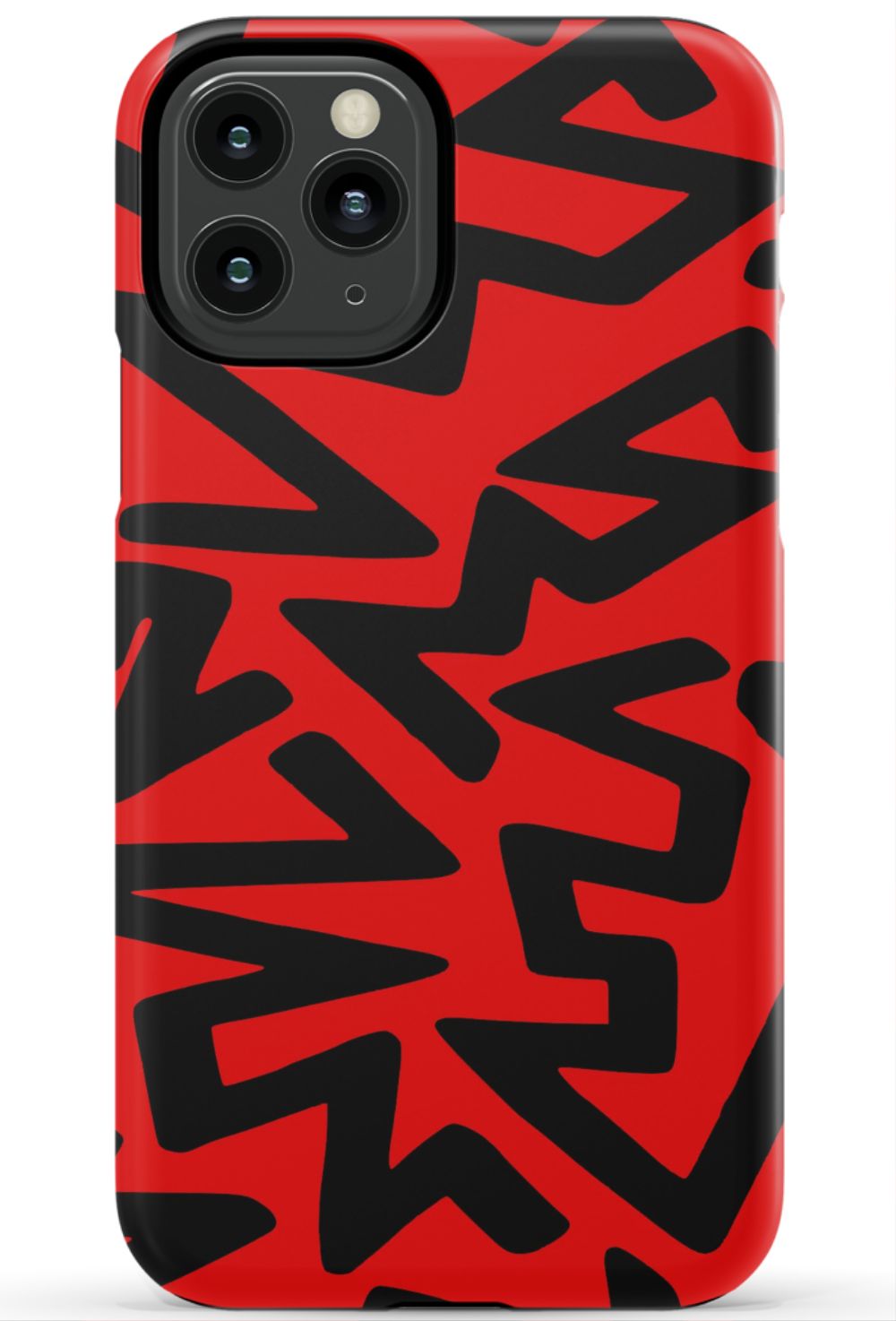 Red Abstract Shapes Phone Case - B7Cases