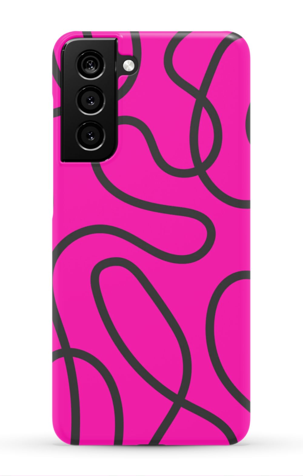 Pink Abstract Squiggles Phone Case - B7Cases