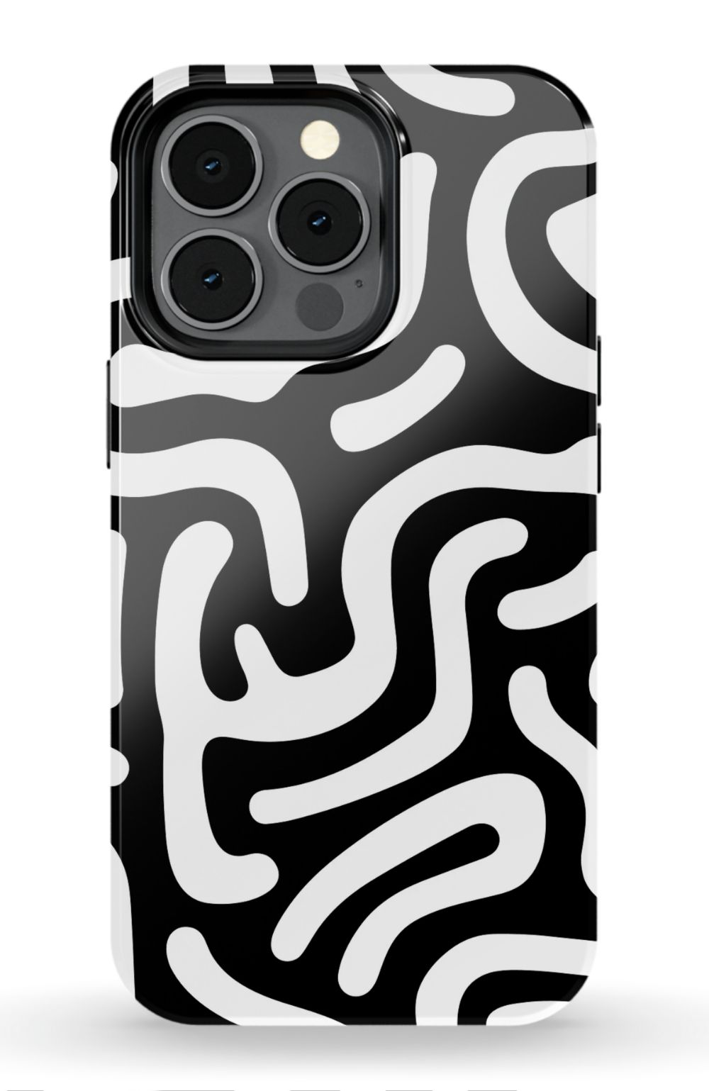 Monochrome Strokes Phone Case - B7Cases