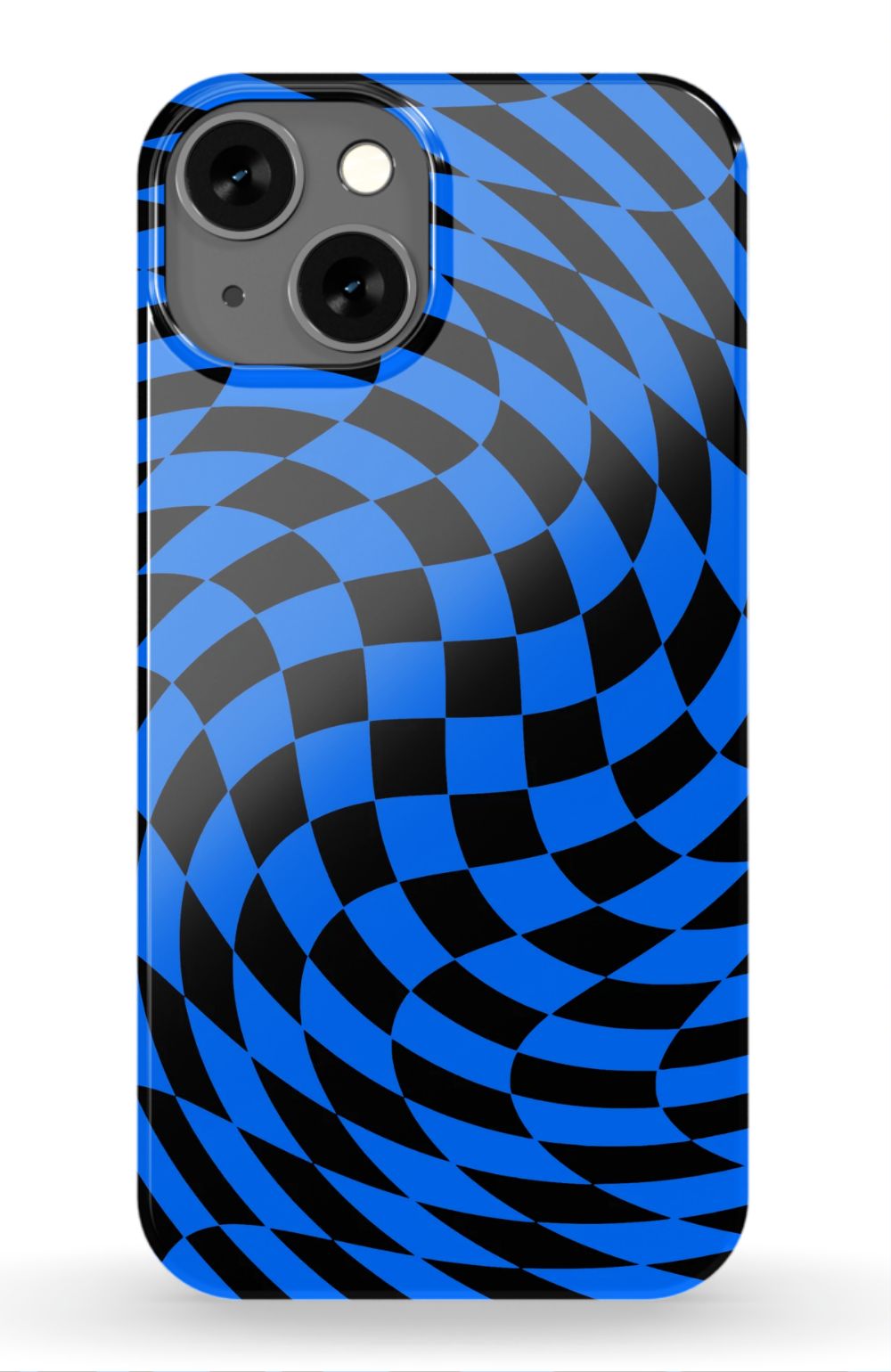 Twisted Blue Checkered Phone Case - B7Cases