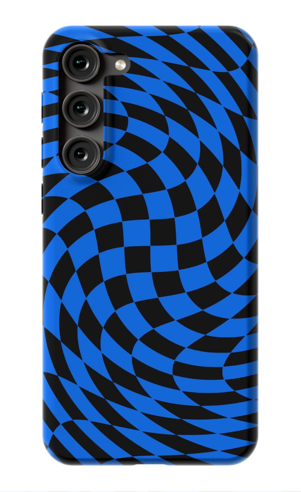 Twisted Blue Checkered Phone Case - B7Cases