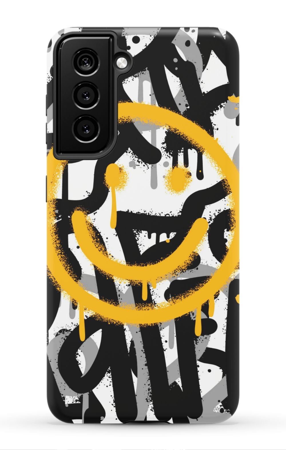 Sprayed Smiley Graffiti Phone Case - B7Cases