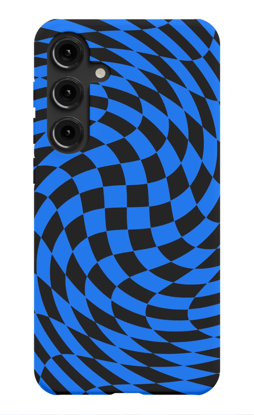 Twisted Blue Checkered Phone Case - B7Cases