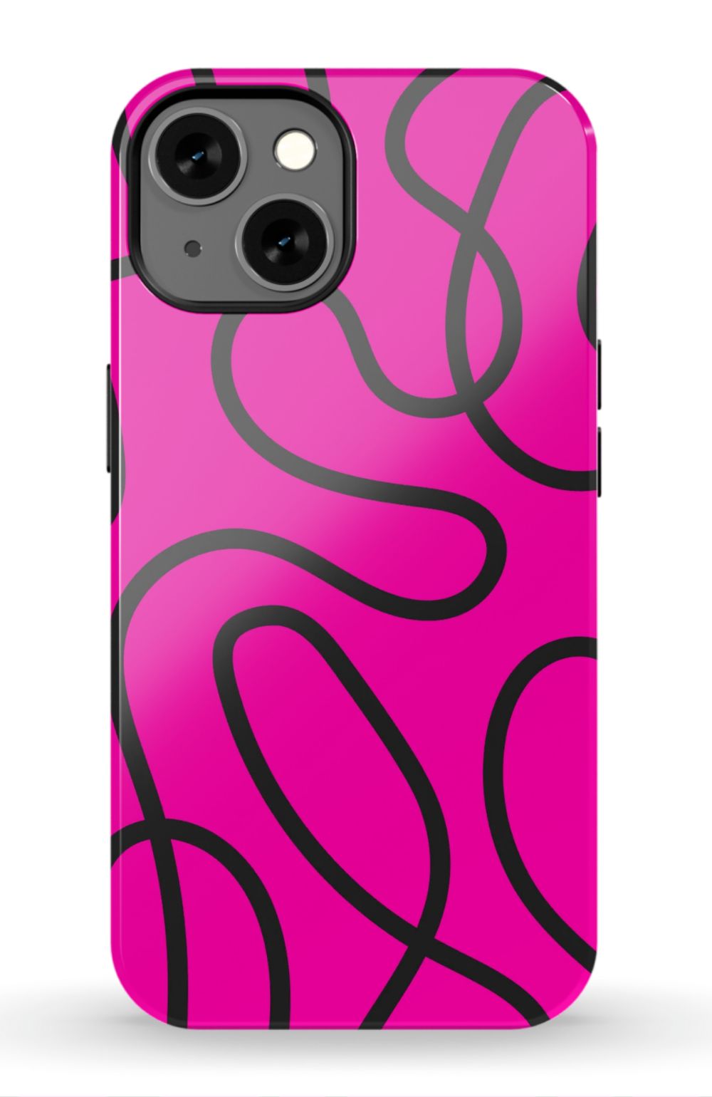 Pink Abstract Squiggles Phone Case - B7Cases